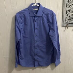 Kenneth Cole New York Classic Blue Dress Shirt
